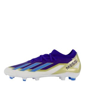 Adidas X Crazyfast Messi League Firm Ground Boots Lucid Blue / Blue Burst / Cloud White