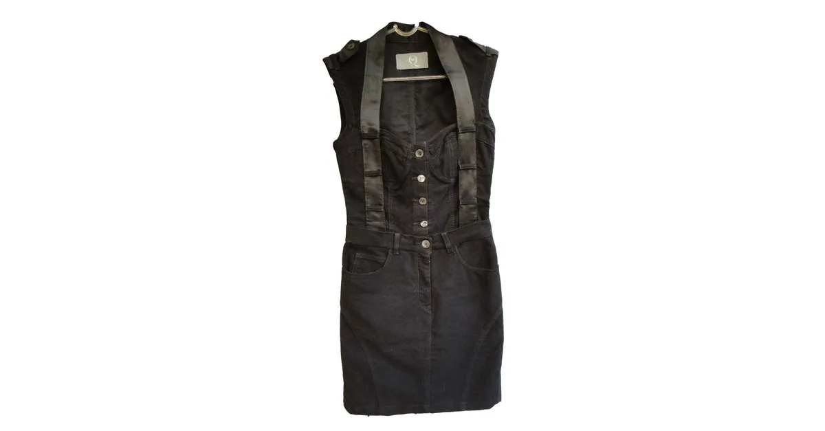 Alexander Mcqueen Vestidos Negro 