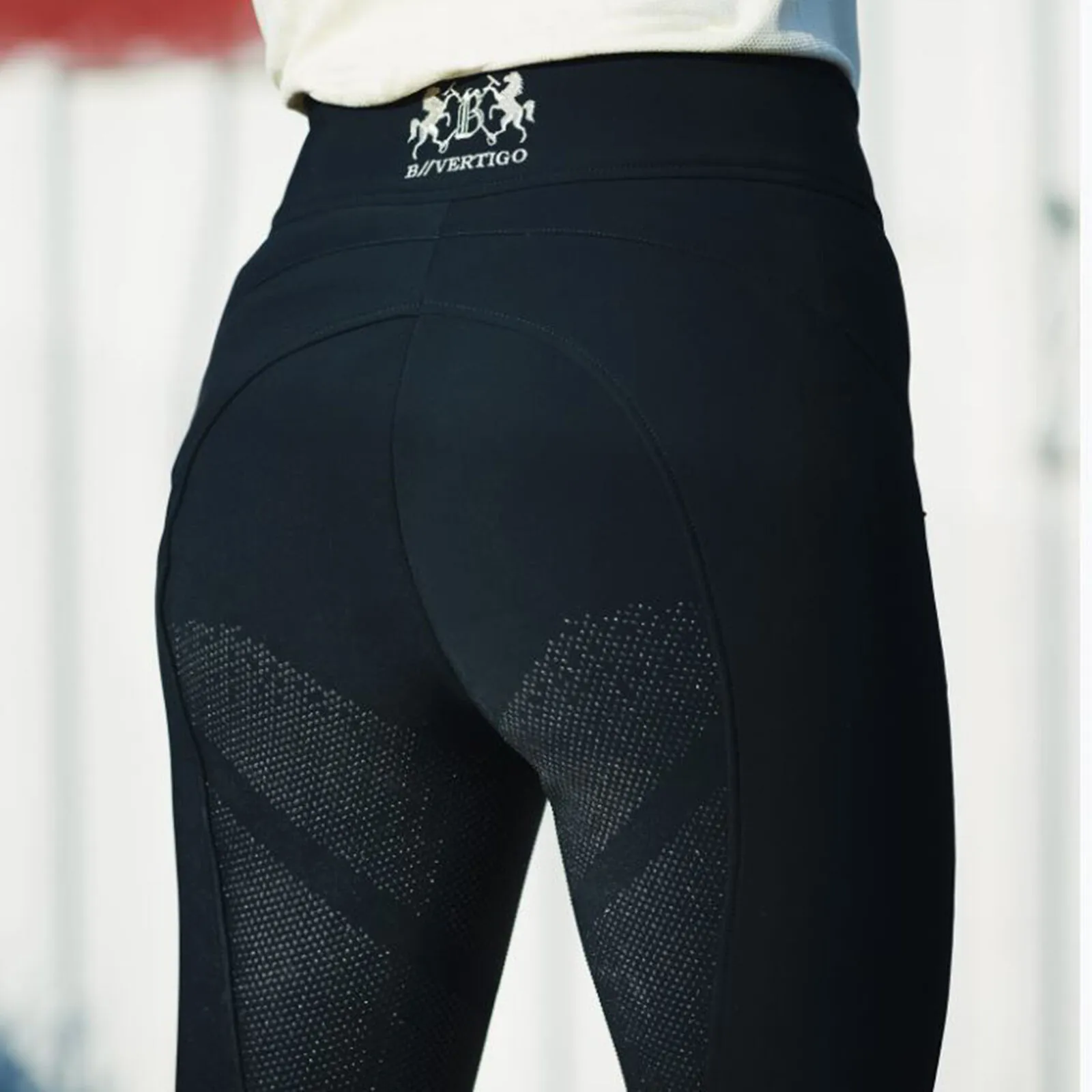 B Vertigo Pantalones de Montar Térmicos conAsiento Completo de Silicona para Mujer Justine