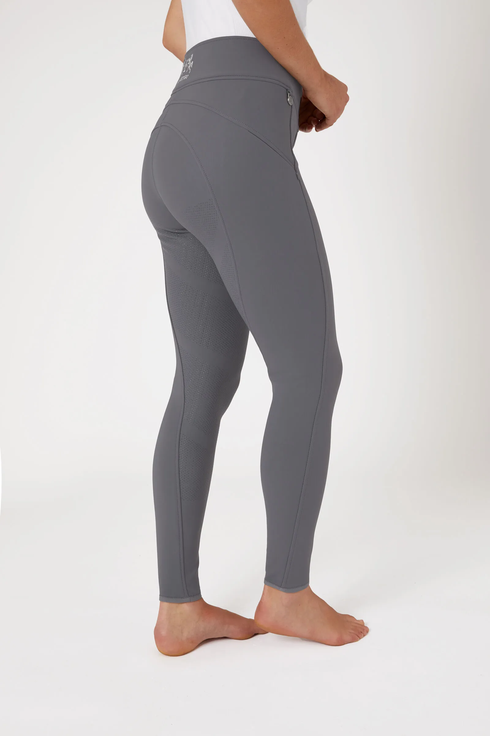 B Vertigo Pantalones de Montar Térmicos conAsiento Completo de Silicona para Mujer Justine