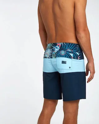 Bañador BILLABONG Short elástico para Hombre Tribong X 18″ Blue Ref. H1BS05 Azul flores tropical