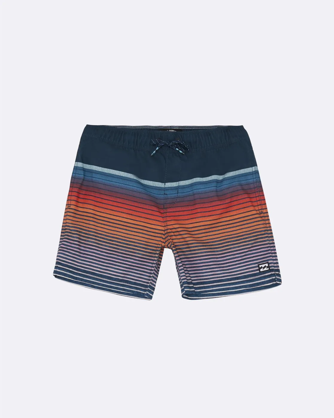 Bañador BILLABONG surfero niño Short elástico All Day Stripe Dusty Blue Ref. S2LB12 multicolor rayas