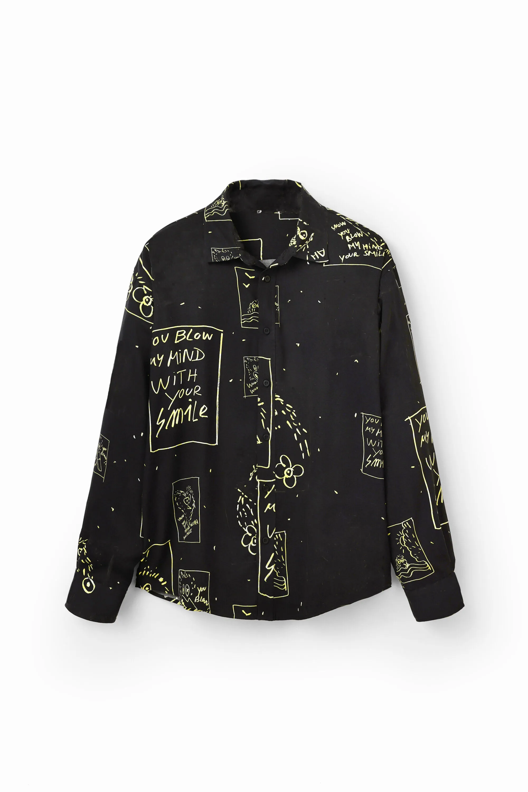 Camisa estampado contraste