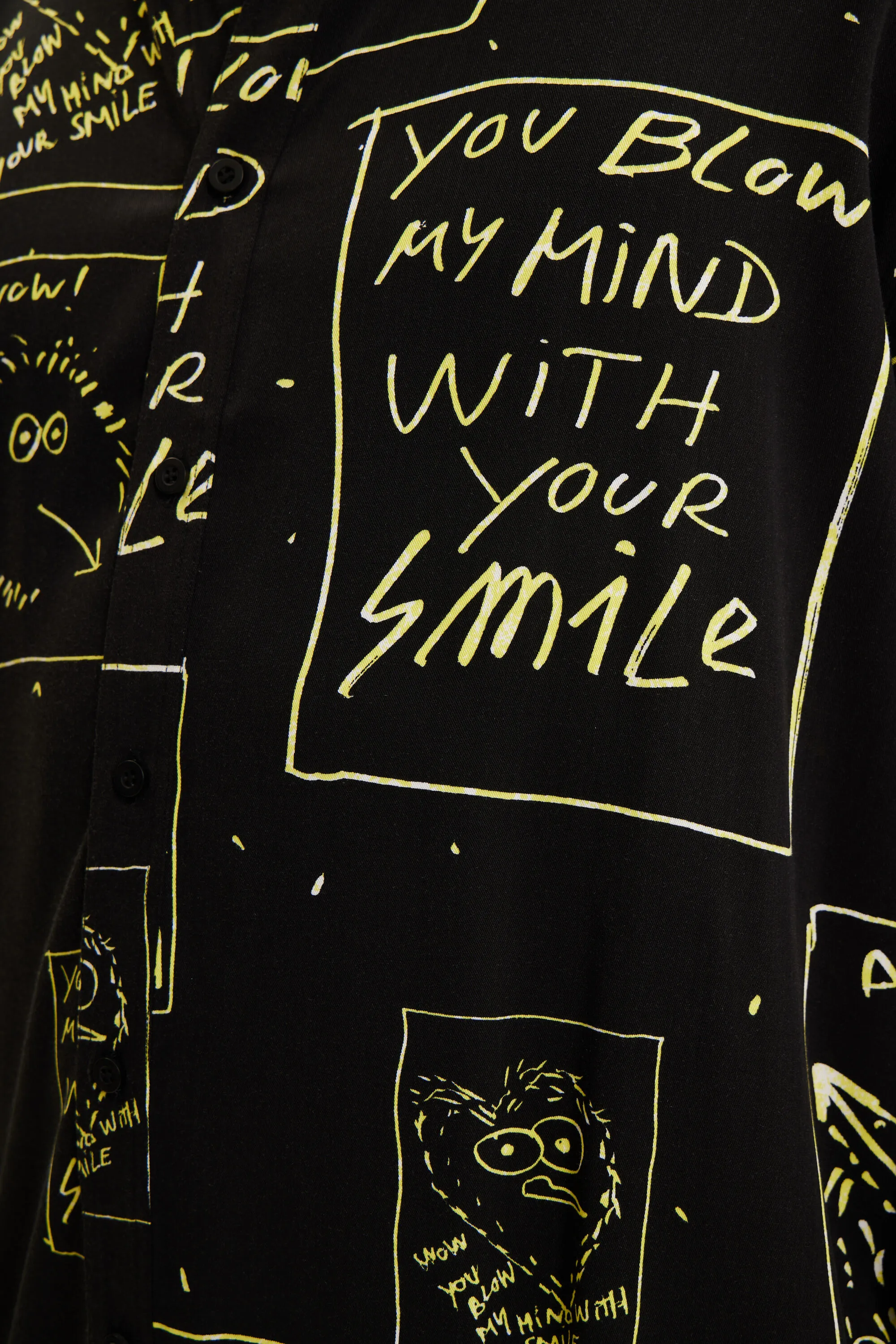 Camisa estampat contrast