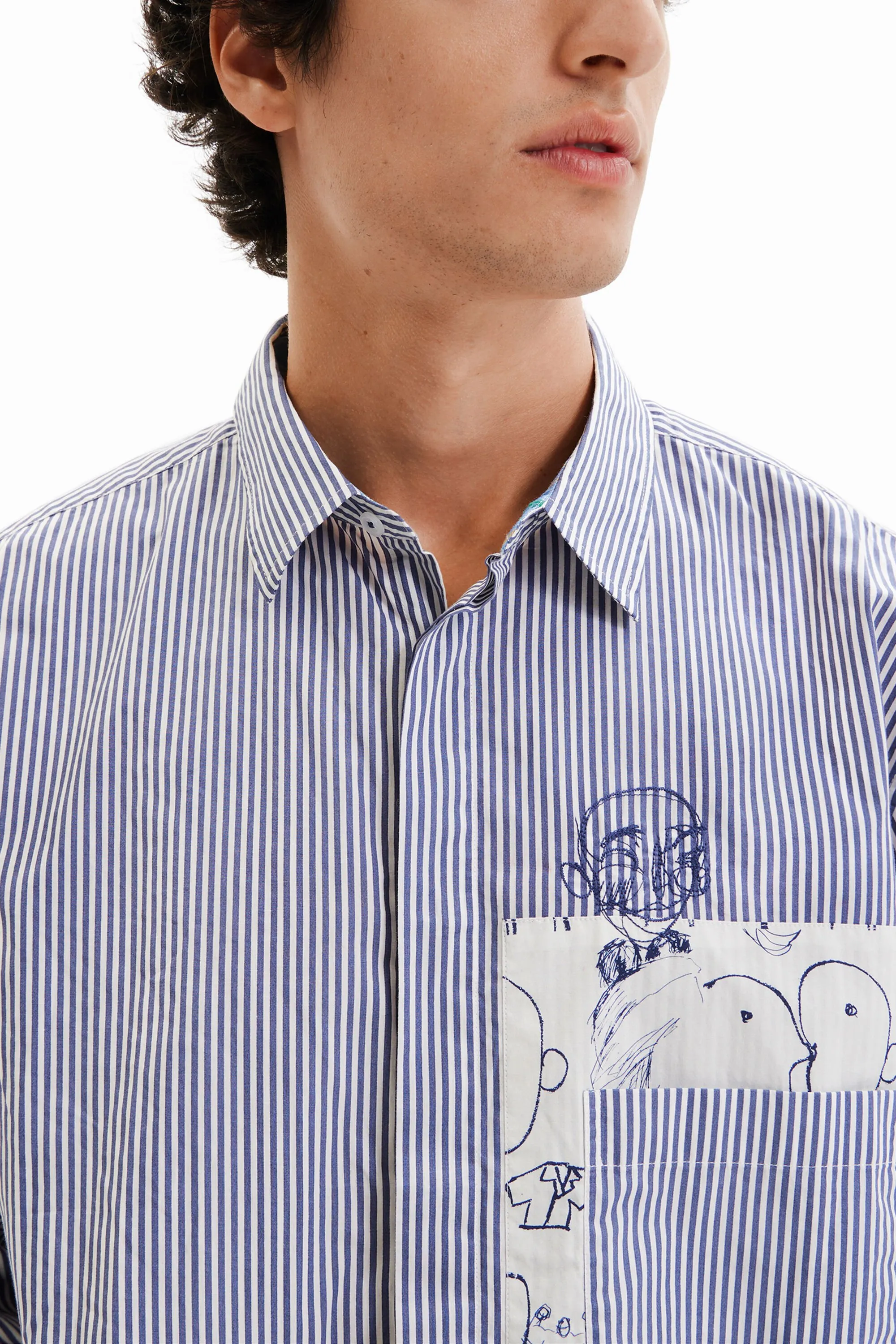 Camisa rayas patch