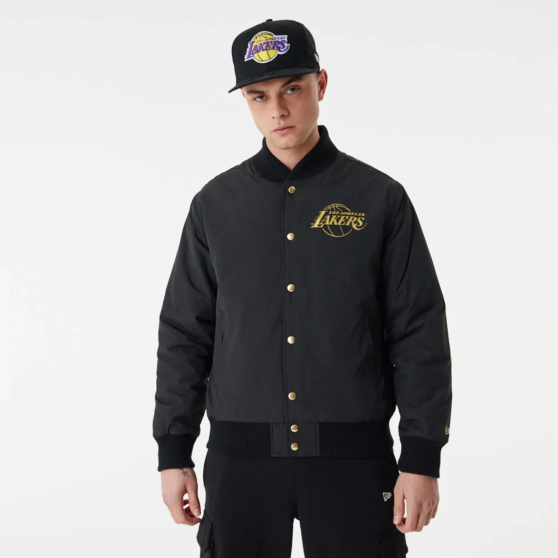 Chaqueta Bomber New Era LA Lakers