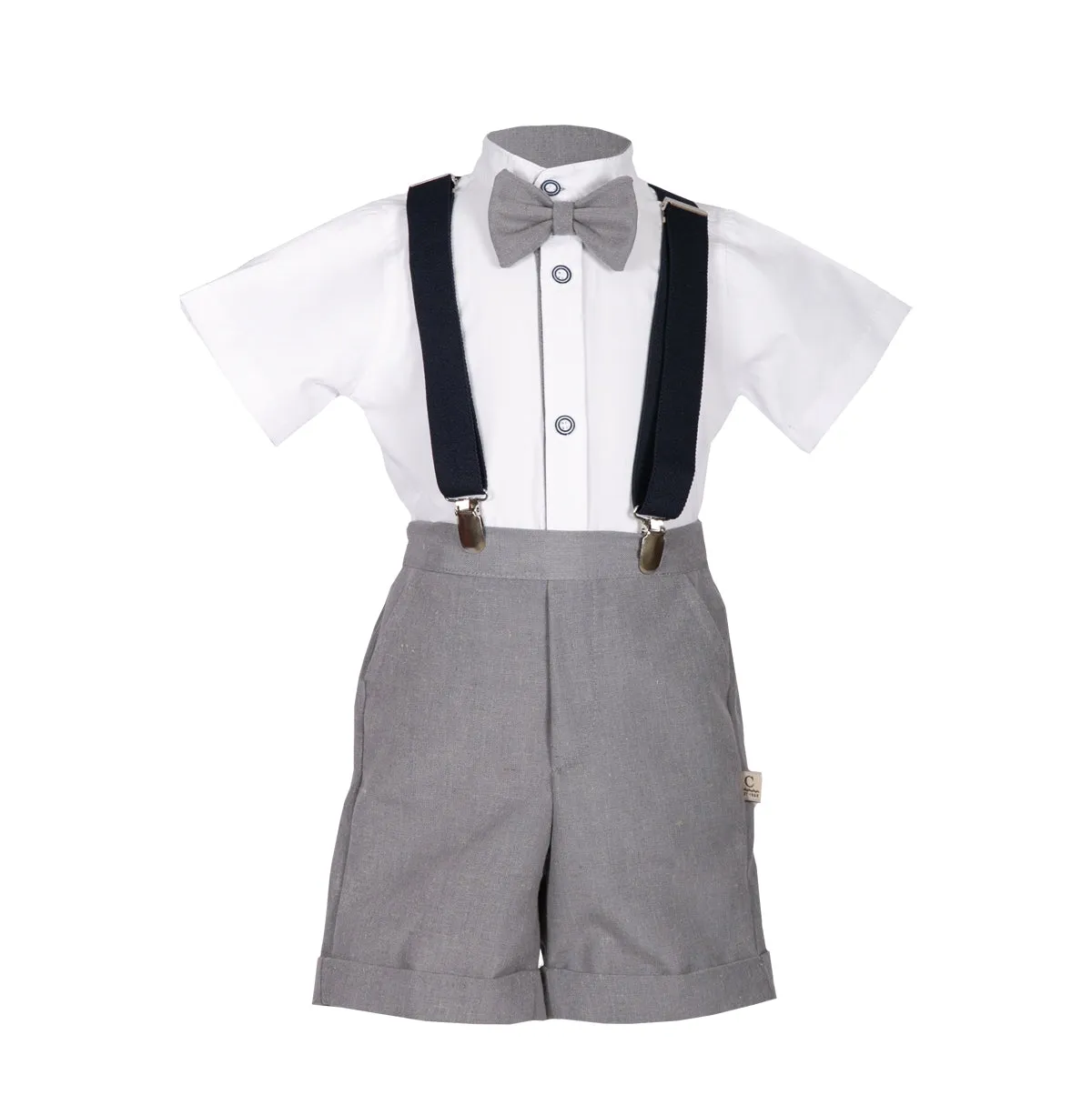 Conjunto de  Traje  short con tirantes # 11005