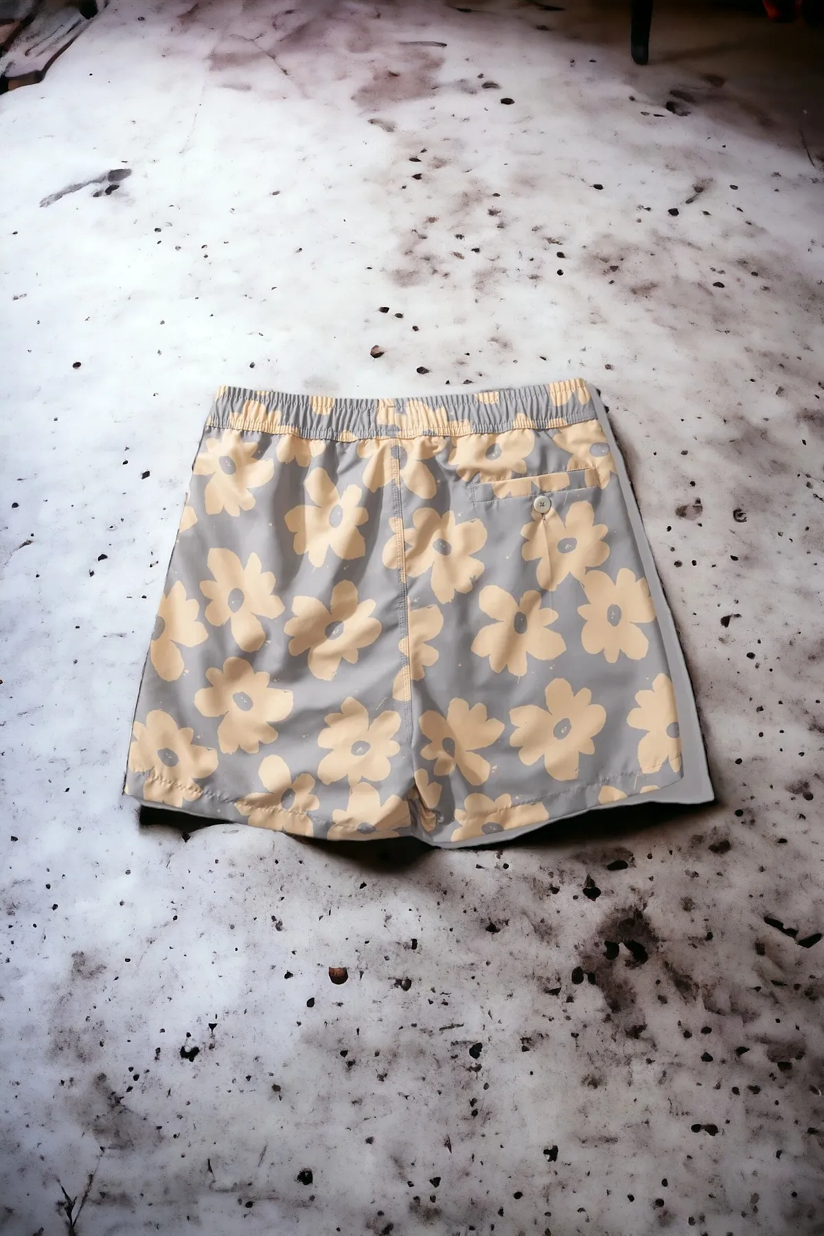 Edmmond – Bañador Preim plain light yellow