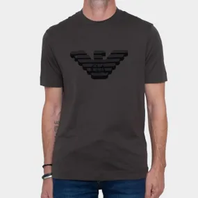 EMPORIO ARMANI - Camiseta marrón