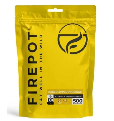 Gachas de manzana FIREPOT liofilizadas