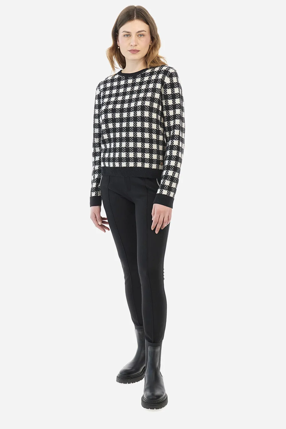 La Martina Jersey Zeniba Black & Sand