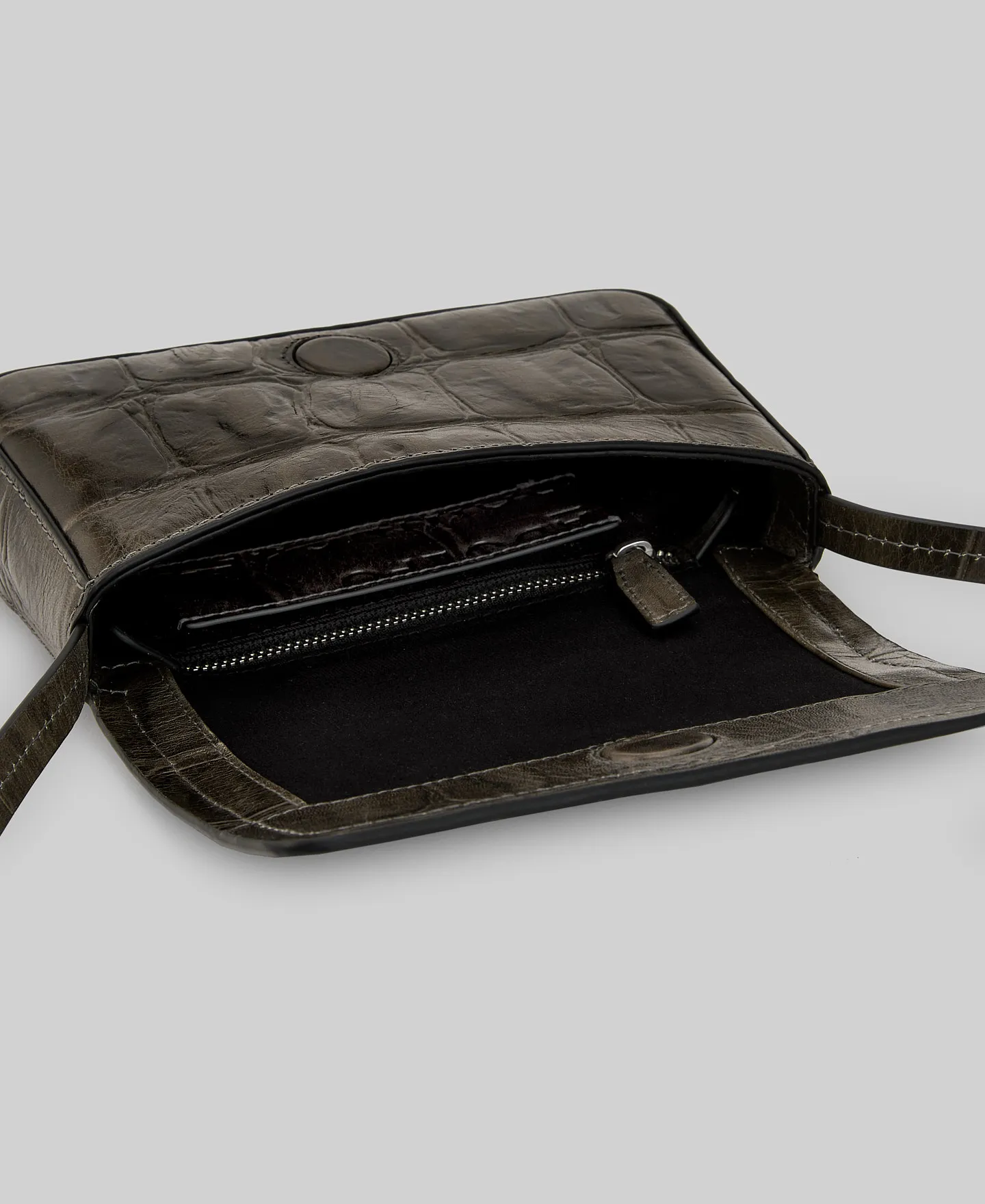 Responsible leather coco mini bag woman