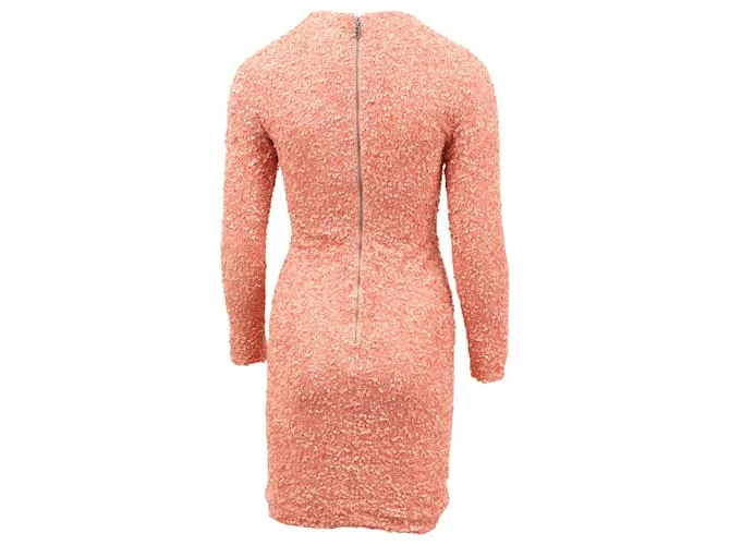 Vestido de lentejuelas Alice + Olivia Delora en nailon rosa 