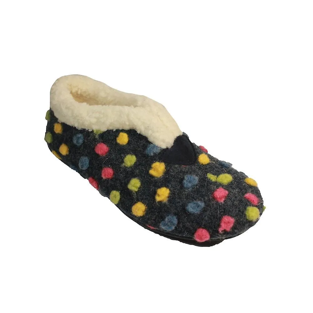 Women's Fleet & Foster Snowberry | Navy | Womens Full Slipper