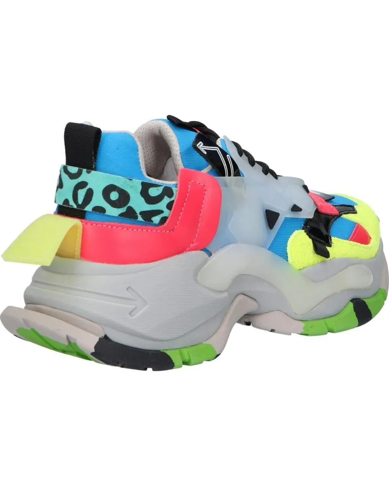 Zapatillas deporte EXE  de Mujer 901-2  LEATHER YELLOW BLUE